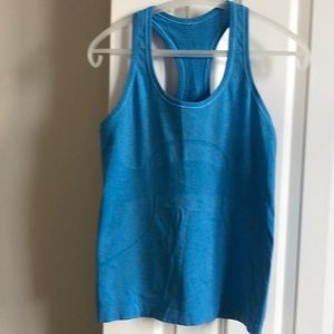 Heather royal Lululemon Swiftly racerback sz 6